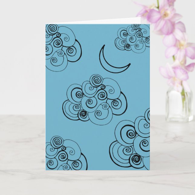 Carte Ciels nuageux (Orchidée)