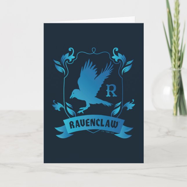 Carte Cimier de maison ORNÉ RAVENCLAW™ (Devant)