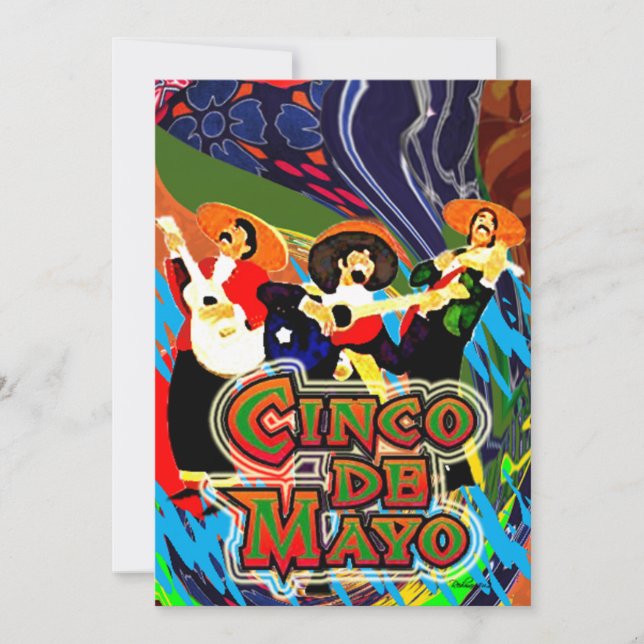 Carte Cinco de Mayo (Devant)