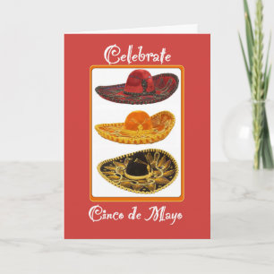 Carte Cinco de Mayo Sombreros