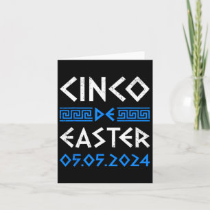 Carte Cinco De Pâques Drôle Cinco De Mayo Grec Orthodoxe