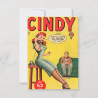 Carte "Cindy" de notes de livre