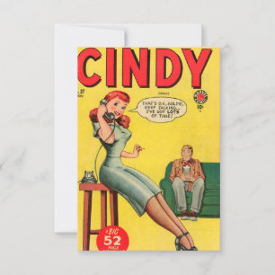 Carte "Cindy" de notes de livre