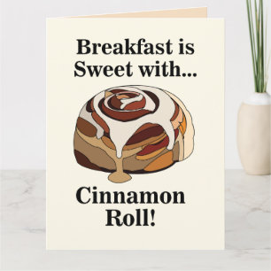 Carte Cinnamon Rolls Sweet Bun Breakfast