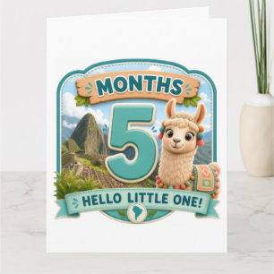 Carte Cinq Mois de Petites Aventures Jalons