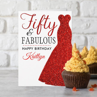 Carte Cinquante et fabuleux 50e anniversaire