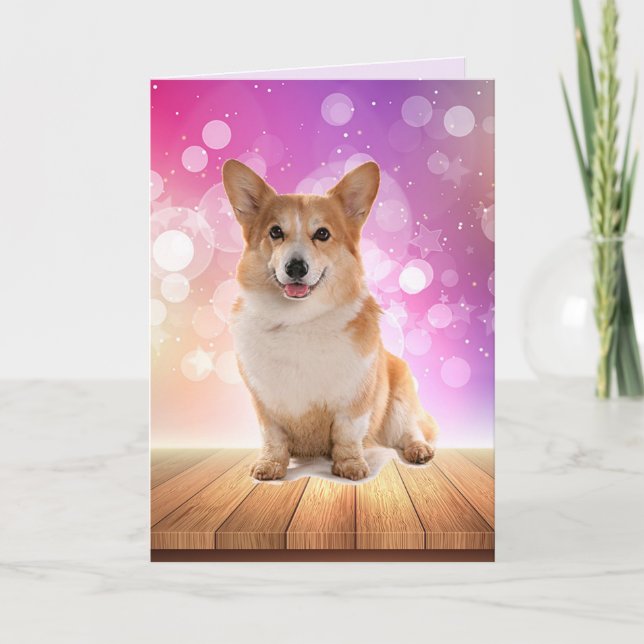 Carte Cinquante Et Fabuleux Anniversaire De Corgi (Devant)