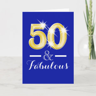 Carte Cinquantième cinquante 50ème anniversaire