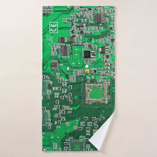 Carte circuit imprimé circuit vert PCB (Serviette de bain)