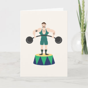 Carte Circus Strongman