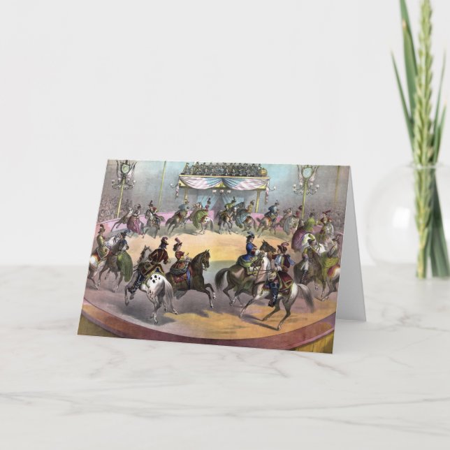 Carte Cirque Grand Finale, Cirque 1872. (Devant)