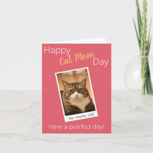 Carte Citation amusante Chat Maman Fête des mères Photo 