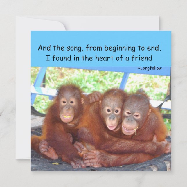 Carte Citation d'amitié (Devant)