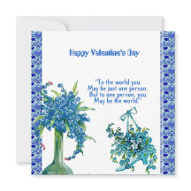 Citation d'amour romantique vase floral doux perso