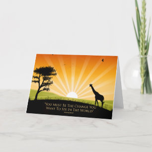 Carte Citation de Gandhi