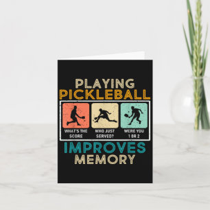 Carte Citation de joueur de pickleball amusant Picklebal