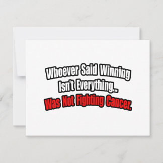 Carte Citation de la lutte contre le cancer