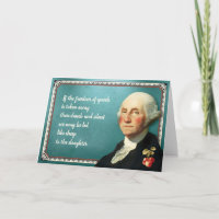 Citation de liberté du Président George Washington