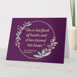 Carte Citation de Little Women II - Style mignon