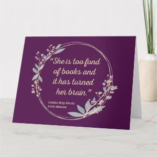 Carte Citation de Little Women II - Style mignon