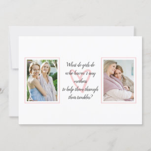 Carte Citation de Louisa May Alcott Photo Fête des mère