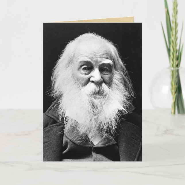 Carte Citation de poésie d'anniversaire de portrait de (Devant)