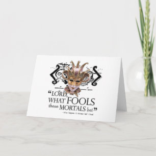 Carte Citation de rêve de la nuit d'été