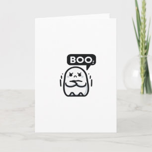 Carte Citation drôle de désapprobation Boo