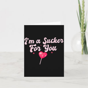 Carte Citation drôle de la Saint-Valentin Je suis un fou