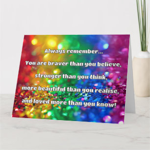 Carte Citation Empath Bravery Positive Encouragement