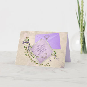 Carte Citation inspirée du mariage