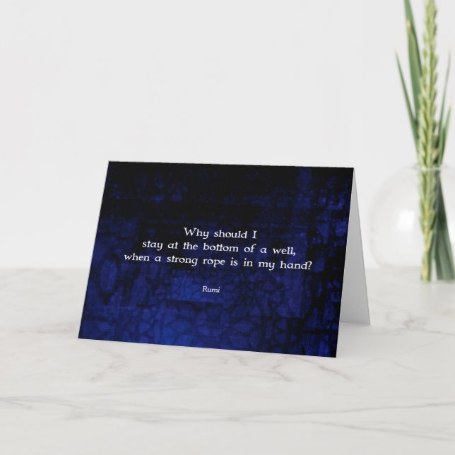 Carte Citation Rumi Inspiration Take Action (Devant)