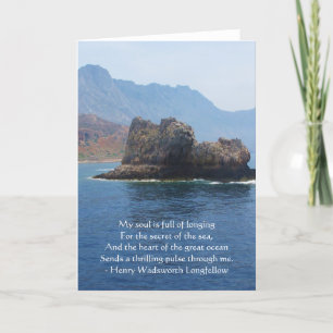 Carte Citation spirituelle de Henry Wadsworth Longfellow