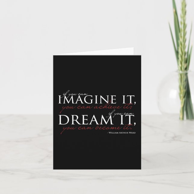 Carte Citation William Ward Imagine (Devant)