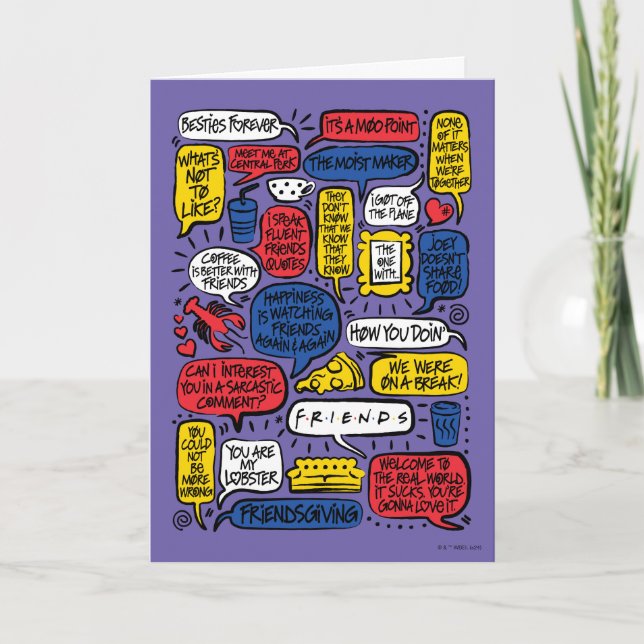Carte Citations FRIENDS™ (Devant)