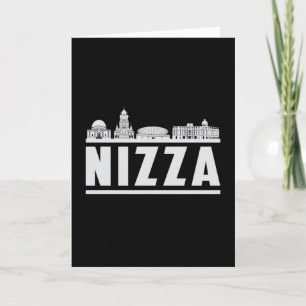 Carte Cité de Nice Skyline Paysage Urbain Idée Cadeau Dr