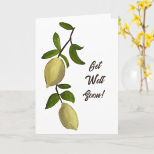 Carte Citrons Peints Remettez-Vous Vite