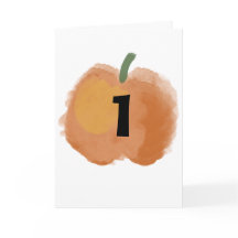 Citrouille Bébé anniversaire