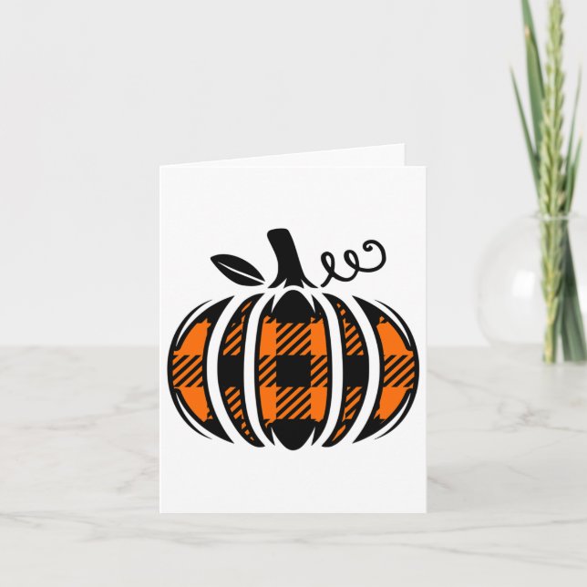 Carte Citrouille Chute Et Automne Citrouilles Thanksgivi (Devant)