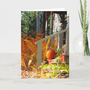 Carte Citrouille et Ferns - Martha's Vineyard