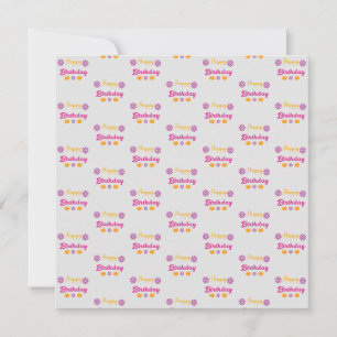 Carte Citrouille Joyeux anniversaire