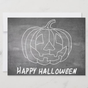 Carte Citrouille pour Halloween 1 aspect tableau