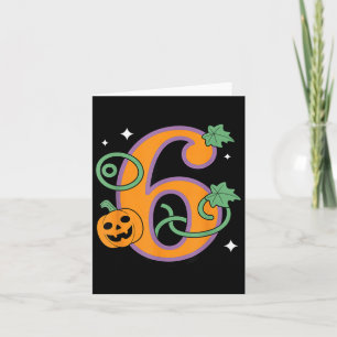 Carte Citrouille Six Sept 67 Assortie 6 Halloween Couple