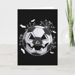 Carte Citrouille Visage Jack O Lantern de Football Costu