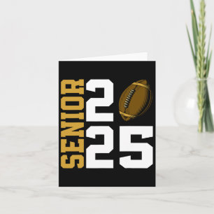Carte Cl De 2025 Graduation Senior Footll Joueur Garçons