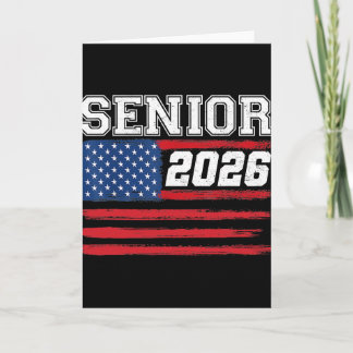 Carte Cl de 2026 Senior Ck à l'école Drapeau américain G