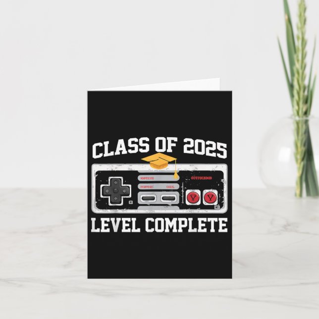 Carte Cl De Niveau 2025 Gamer Vidéo Complet Gradu Senior (Devant)