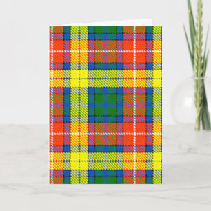 Carte Clan Buchanan Tartan