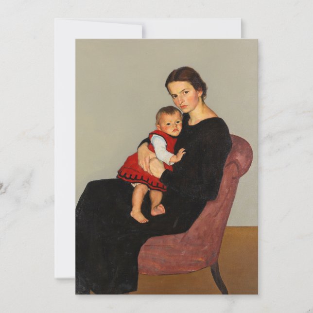 Carte Cläre Maillard avec fille | Willi Maillard (Devant)