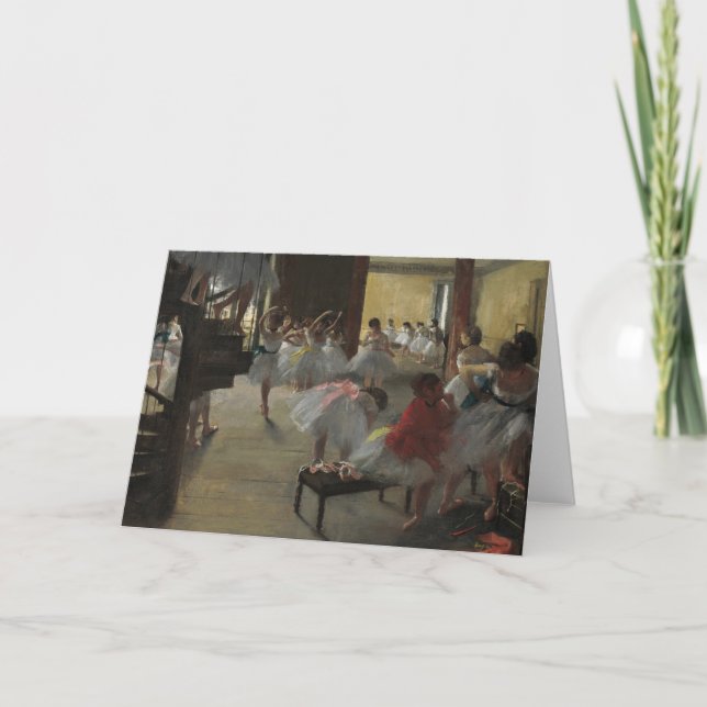 Carte Classe Danse | Edgar Degas (Devant)